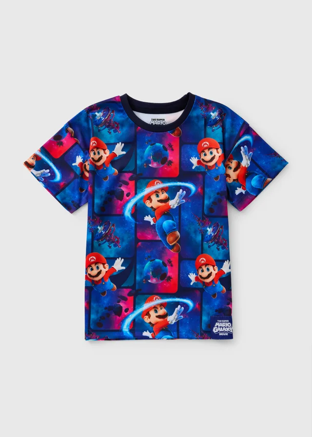 Super Mario Galaxy Boys Blue T-Shirt (4-13yrs)
