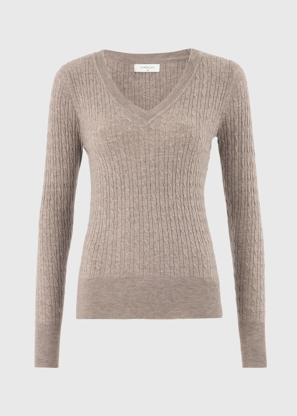 Mocha Babycable Knitted Jumper - 8 Image 2