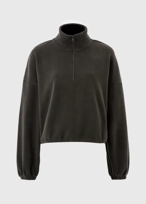 Souluxe Brown Micro Fleece Half Zip Jumper - L Image 5