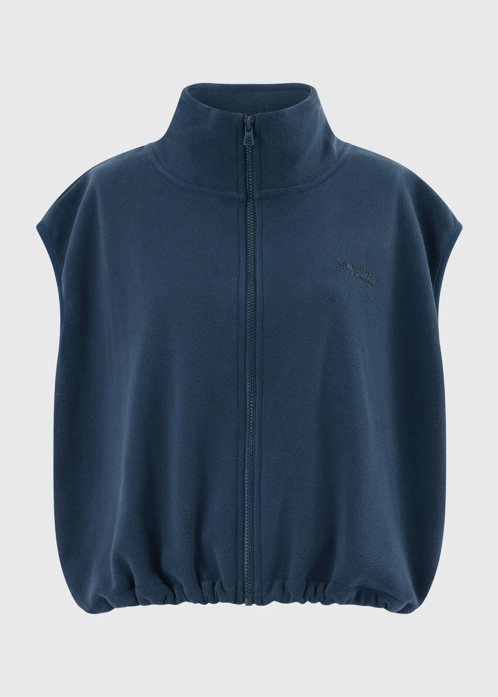 Souluxe Navy Fleeced Gilet - S Image 5