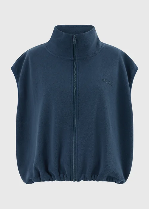 Souluxe Navy Fleeced Gilet - S Image 5