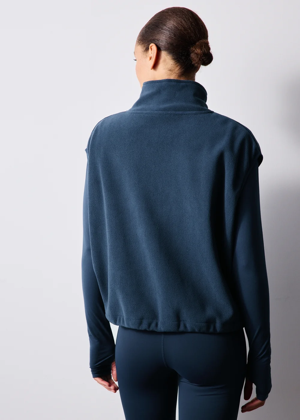 Souluxe Navy Fleeced Gilet - S Image 2