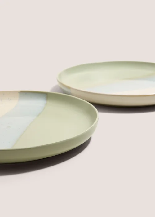 2 Pack Green Reactive Side Plates Image 2