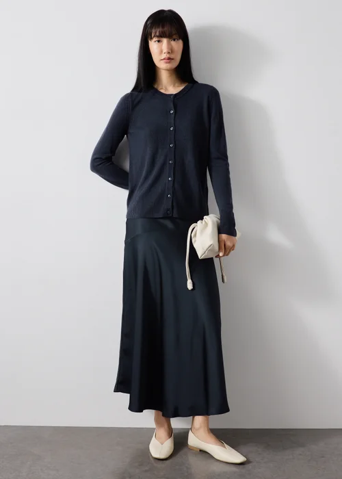 Navy Soft Touch Cardigan - 8 Image 4