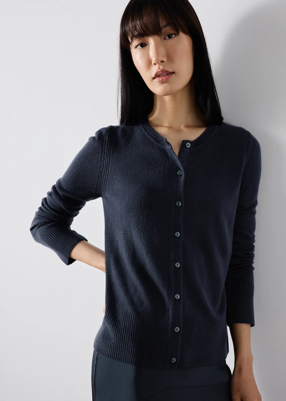 Navy Soft Touch Cardigan - 8 Image 1