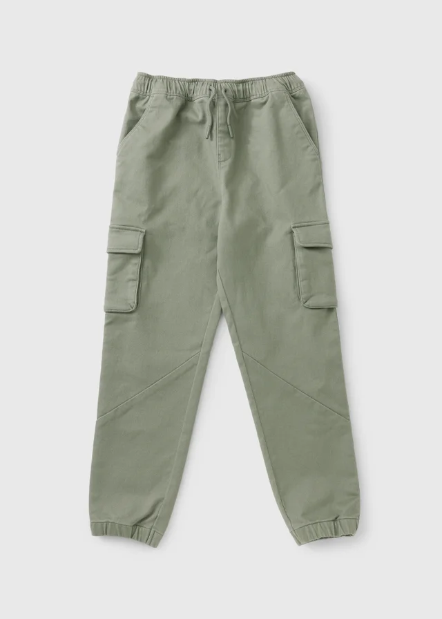 Boys Sage Knitted Cargo Trousers (7-15yrs)