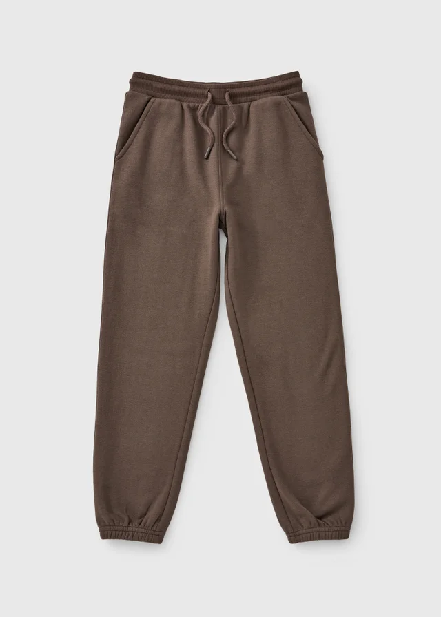 Boys Brown Jogging Bottoms (7-15 Yrs)