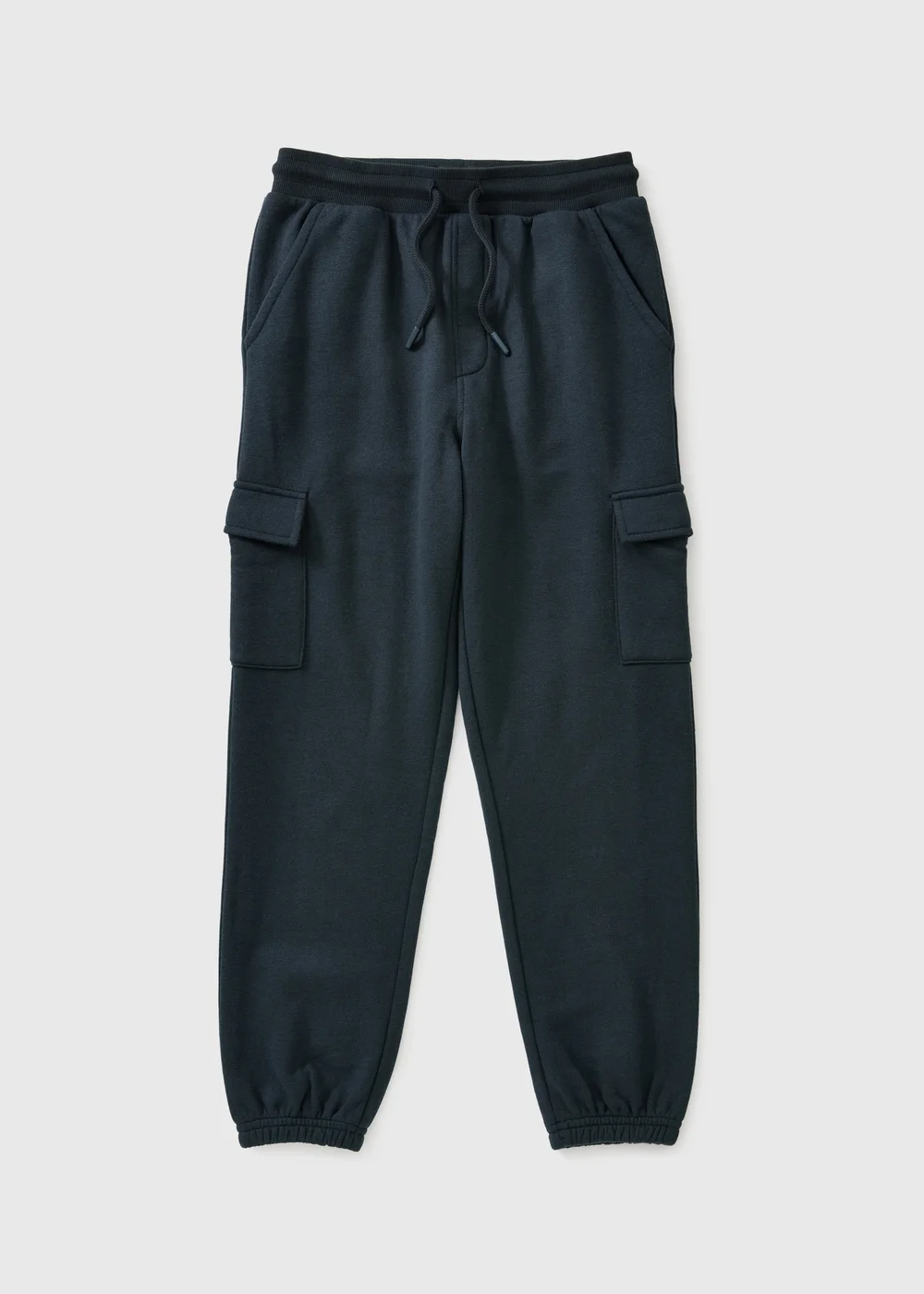 Boys Navy Cargo Jogging Bottoms (7-15yrs) - 7 Yrs Image 1