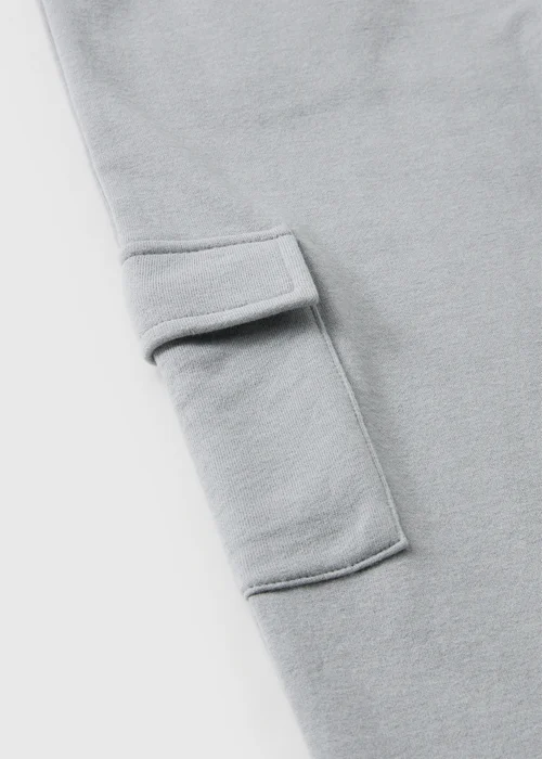 Boys Grey Cargo Jogging Bottoms (7-15yrs) - 7 Yrs Image 2
