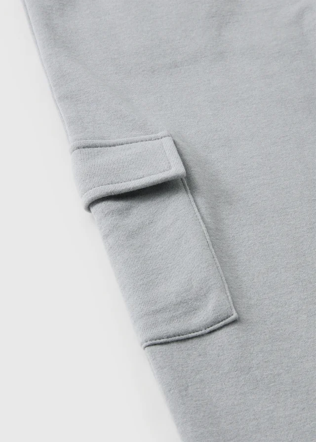 Boys Grey Cargo Jogging Bottoms (7-15yrs)