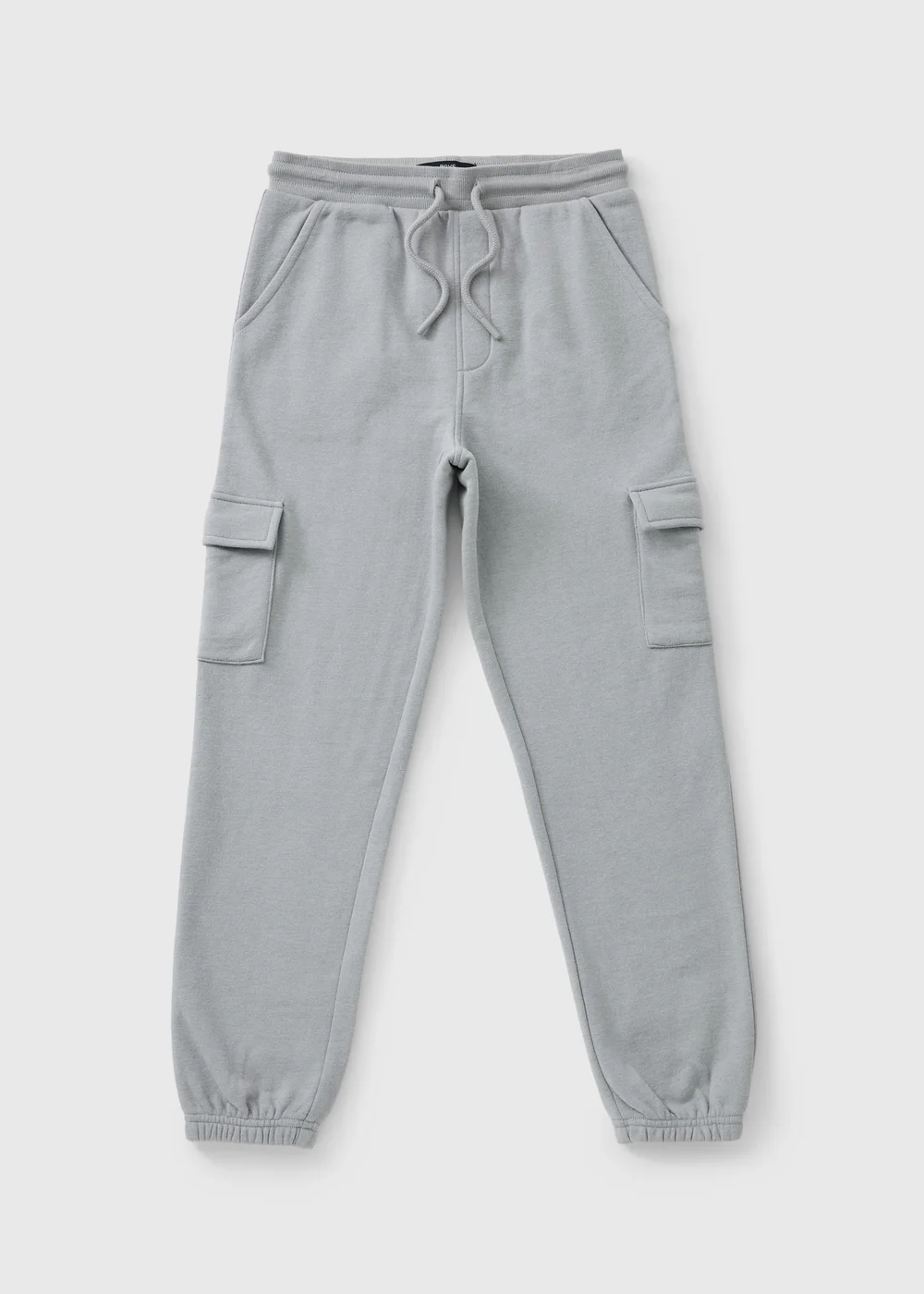 Boys Grey Cargo Jogging Bottoms (7-15yrs) - 7 Yrs Image 1