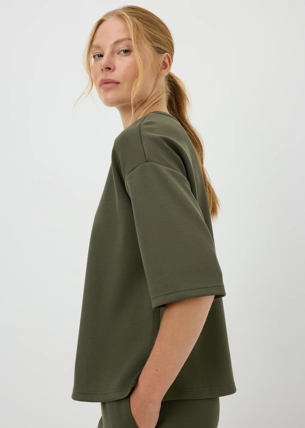 Khaki Co Ord Box Top - M Image 1