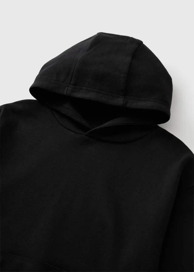 Boys Black Oversized Hoodie (7-15yrs)