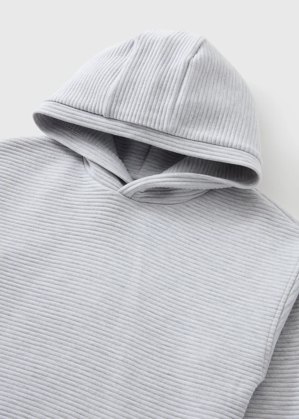 Boys Grey Ottoman Hoodie (7-15yrs) - 7 Yrs Image 2