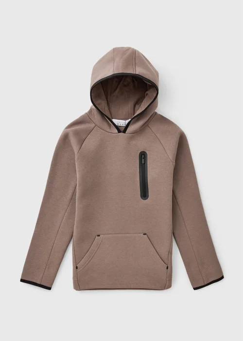 Souluxe Boys Brown Hoodie (7-15yrs) - 7 Yrs Image 1