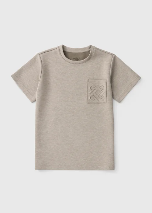 Boys Stone Embossed Pocket T-Shirt (7-15yrs) - 14 Yrs Image 1
