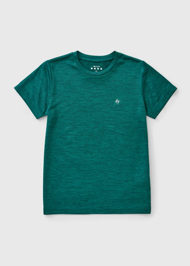 Souluxe Boys Teal Sports T-Shirt (7-15 Yrs)