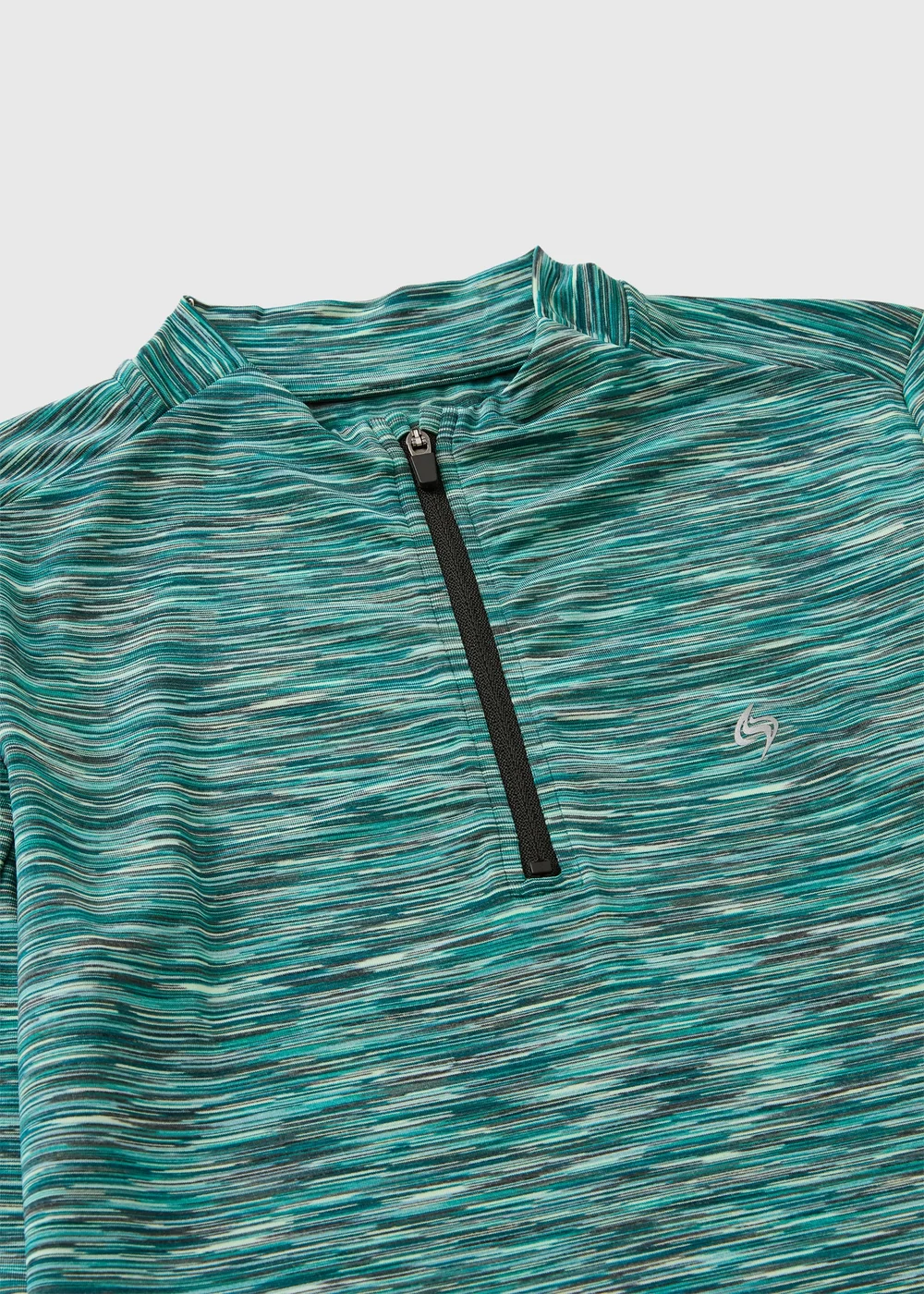 Souluxe Boys Teal Space Dye Quarter Zip Jacket (7-15yrs) - 12 Yrs Image 2