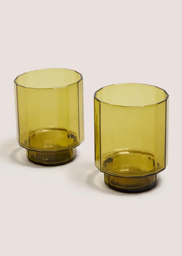 2 Pack Green Smoked Tumblers