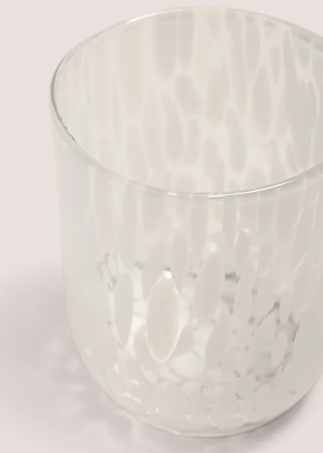 2 Pack White Confetti Tumblers