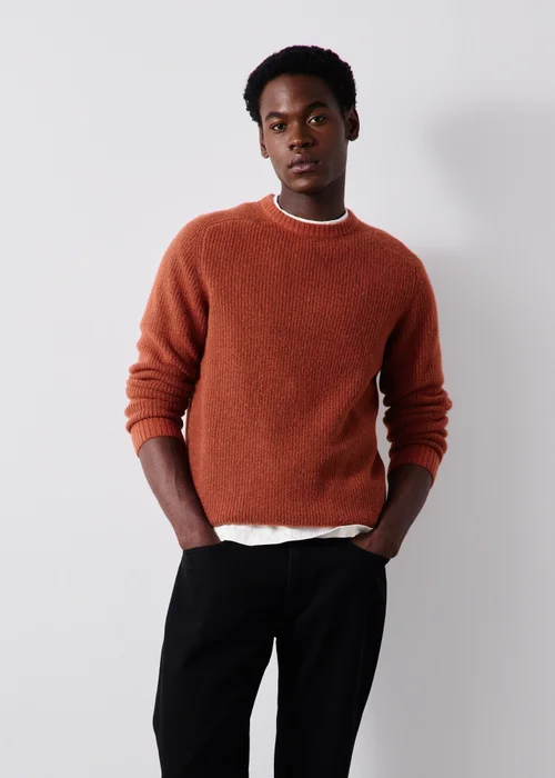 Orange Knitted Jumper - S Image 1