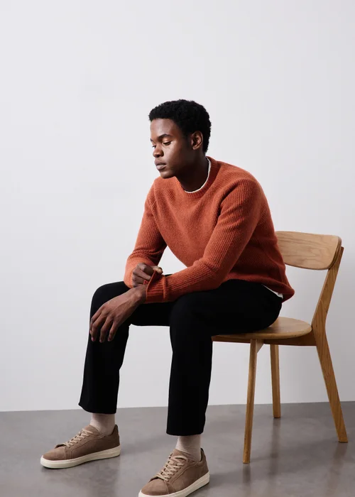 Orange Knitted Jumper - S Image 2