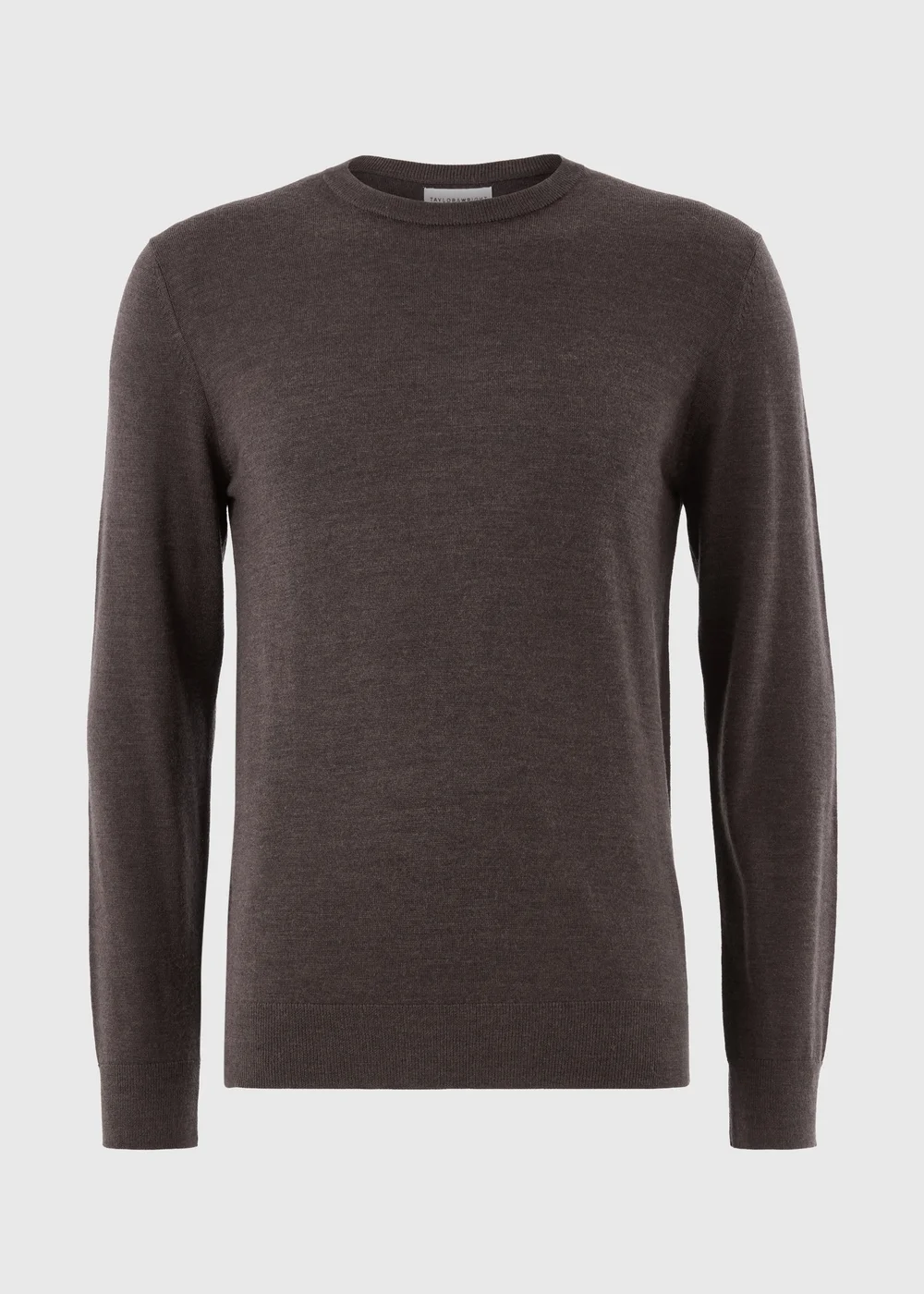 Brown Merino Wool Jumper - S Image 5