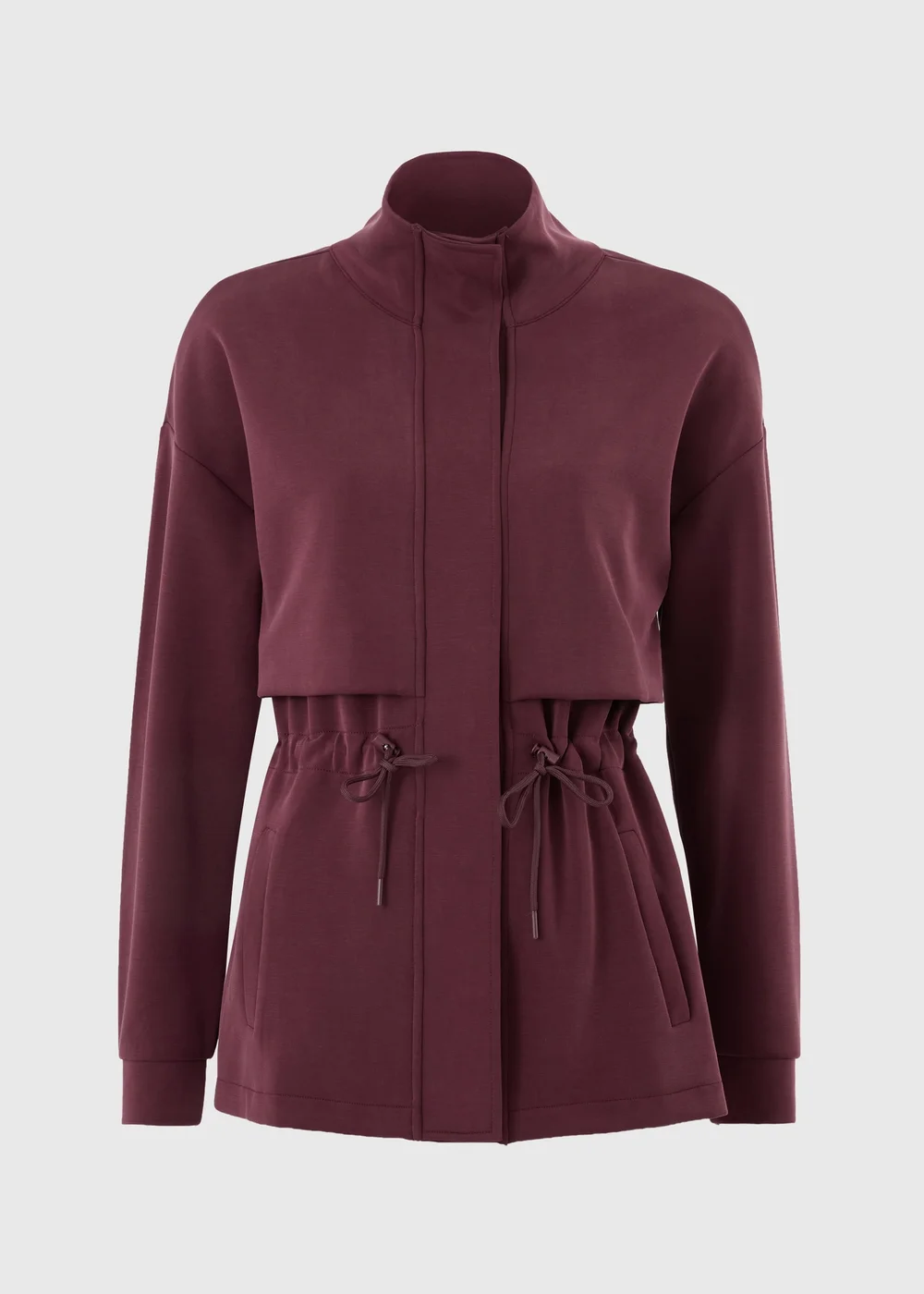Souluxe Burgundy Utility Jacket - XS Image 5