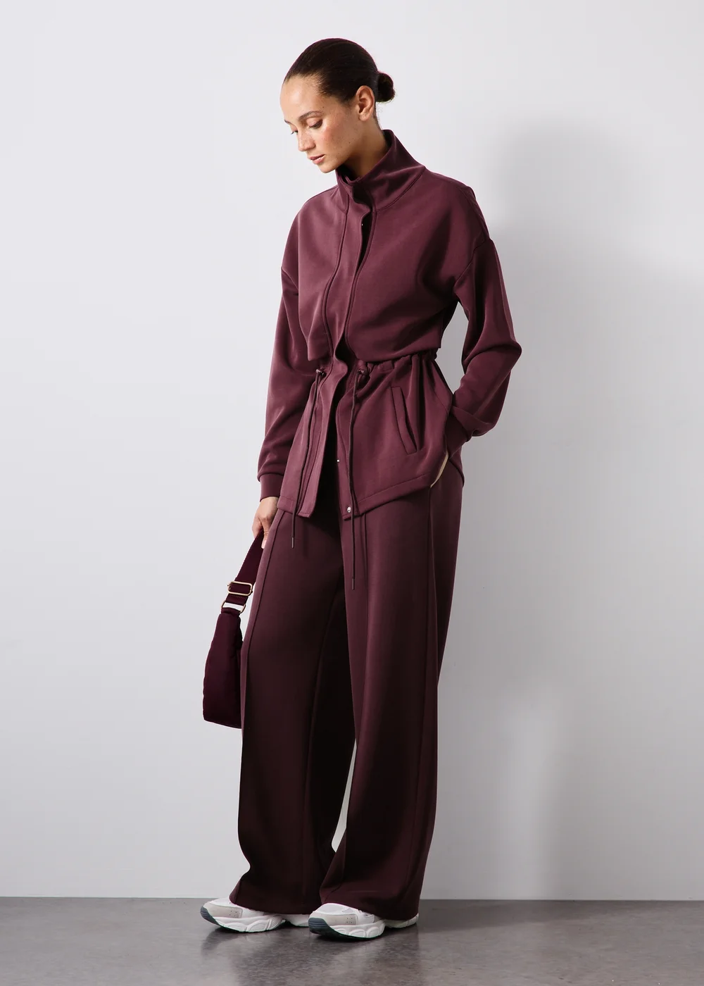 Souluxe Burgundy Utility Jacket - XS Image 4