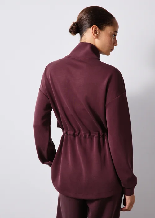 Souluxe Burgundy Utility Jacket - XS Image 2