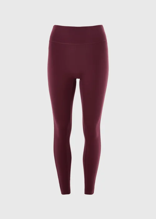 Souluxe Burgundy Peached Yoga Leggings - 6 Image 3