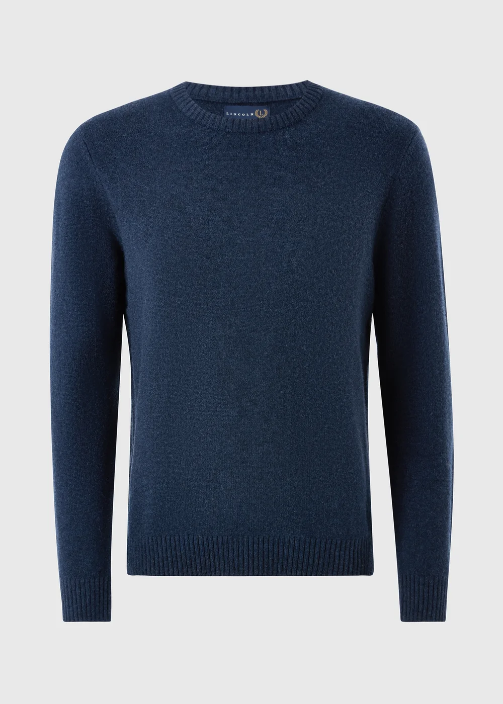 Lincoln Navy Crew Neck Jumper - S Image 2