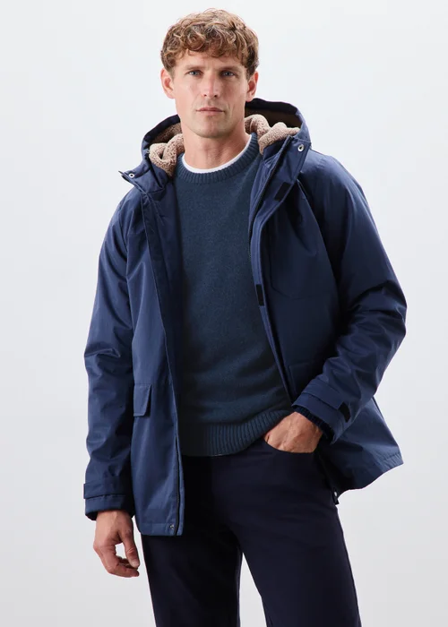 Lincoln Navy Crew Neck Jumper - S Image 1