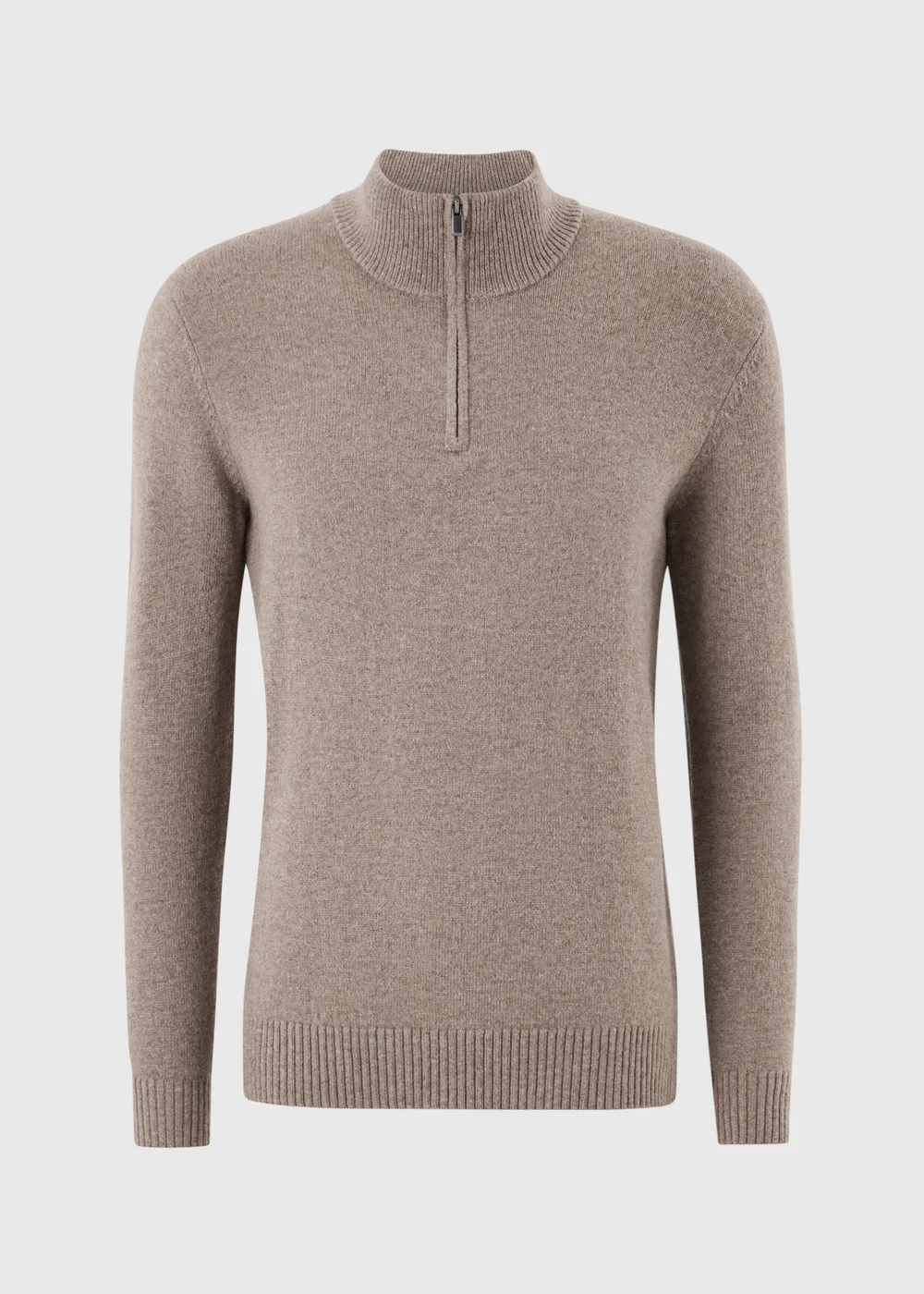 Lincoln Stone Lambswool 1/4 Zip Jumper - S Image 1