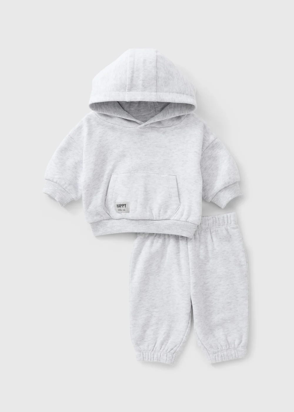 Baby Grey Hoodie & Joggers Set (0-23mths) - Up to 1 Month Image 1