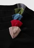 5 Pack Black Space Dye Heel & Toe Ankle Socks - 6-8.5 Image 2
