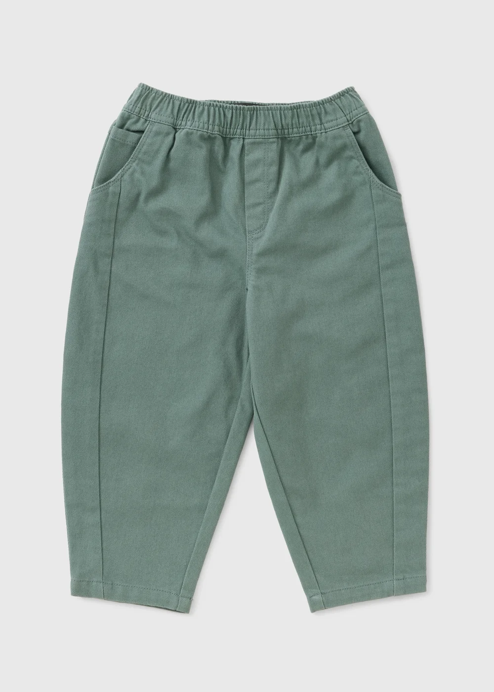 Boys Teal Twill Trousers (1-8yrs) - 1-1.5 Yrs Image 1