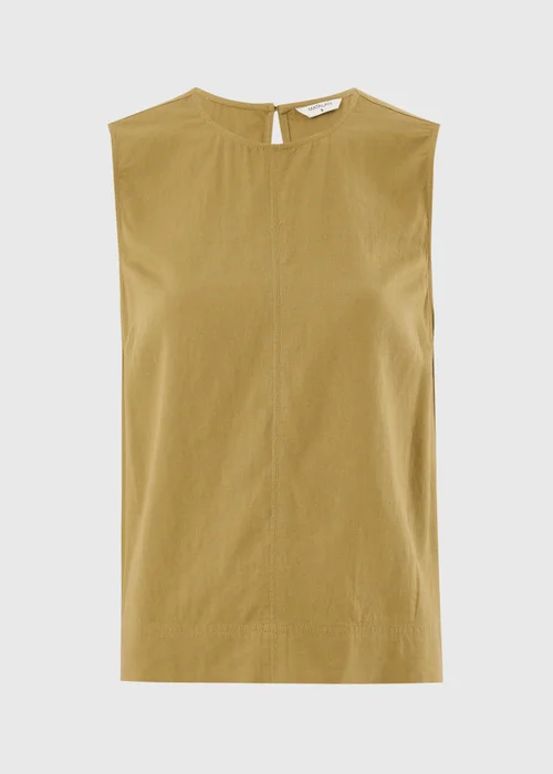 Lime Linen Blend Co Ord Vest Top - 8 Image 5