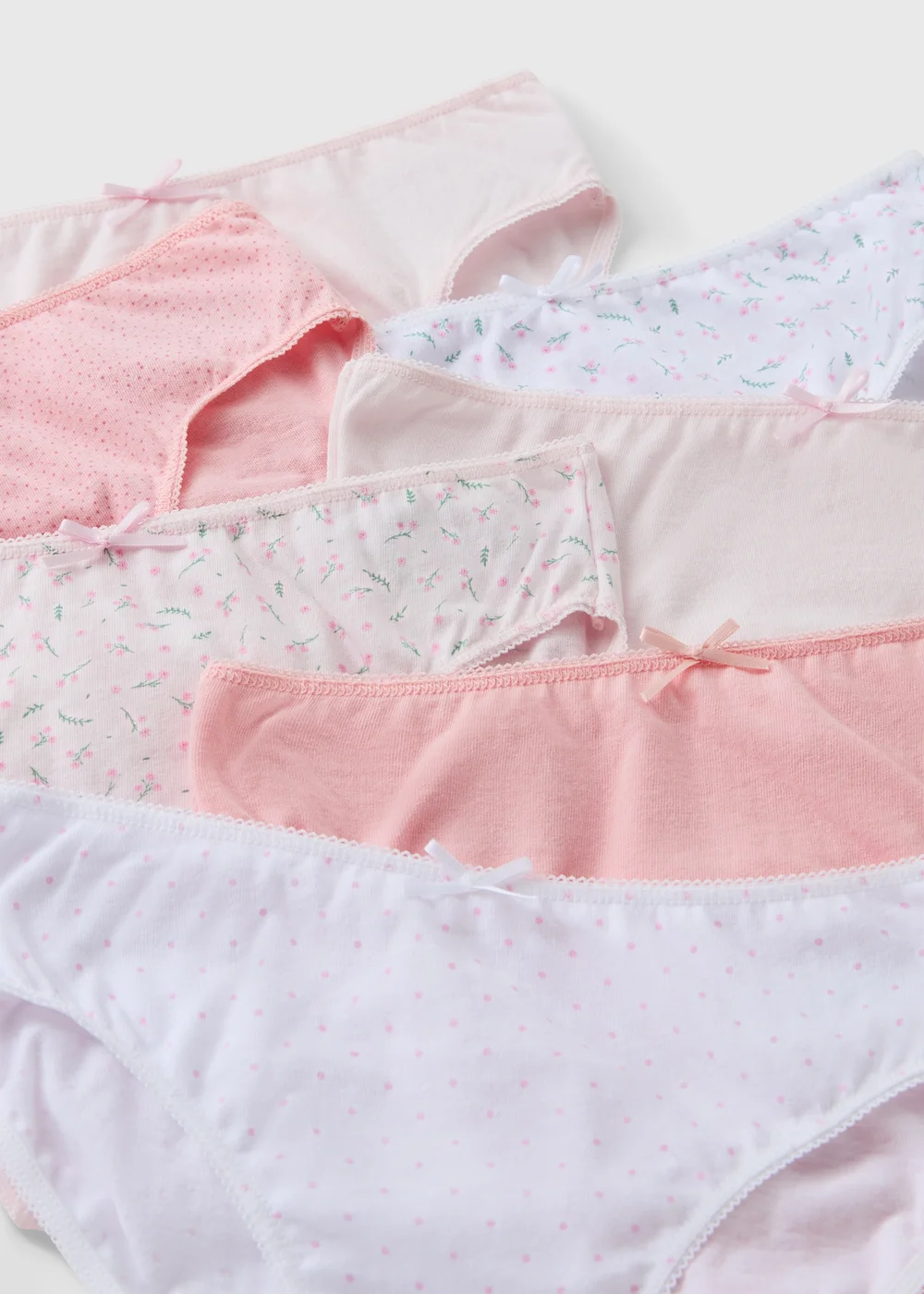 7 Pack Girls Pink Knickers (1.5-11yrs) - 1.5 - 2 Yrs Image 2