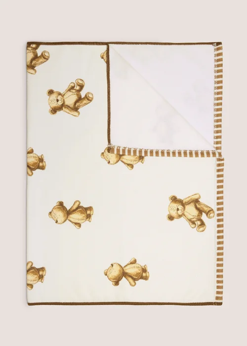 Patch Teddy Bear Printed Hand Towel - Hand Towel Image 2