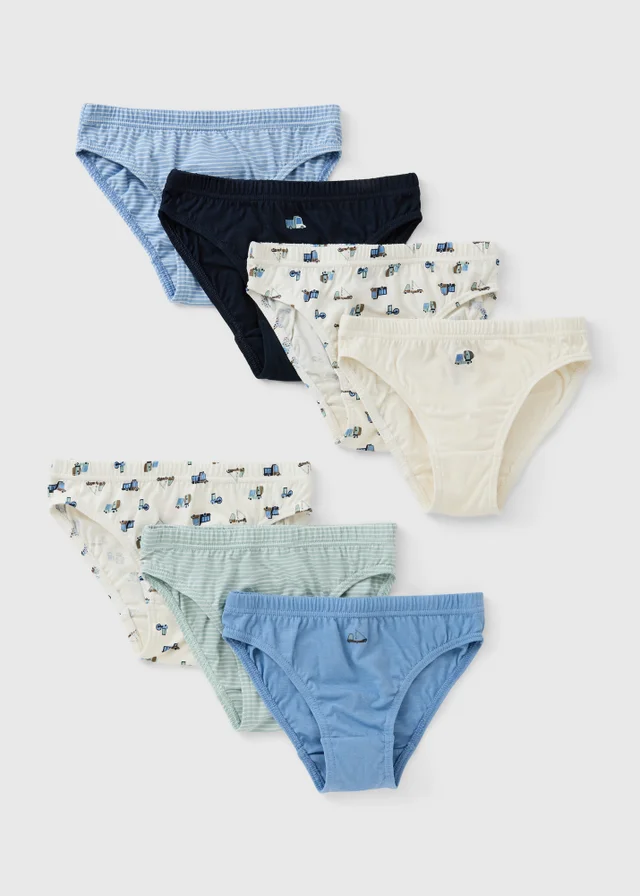 7 Pack Multi Transport Briefs (1.5-11yrs)
