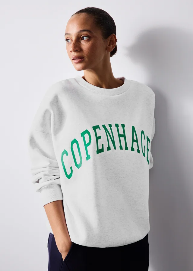Grey Copenhagen Print Sweatshirt