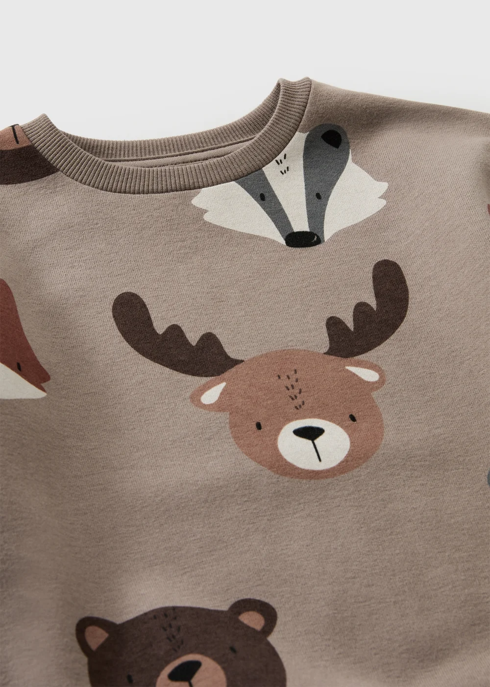 Boys Brown Animal Sweatshirt (1-8yrs) - 1-1.5 Yrs Image 2