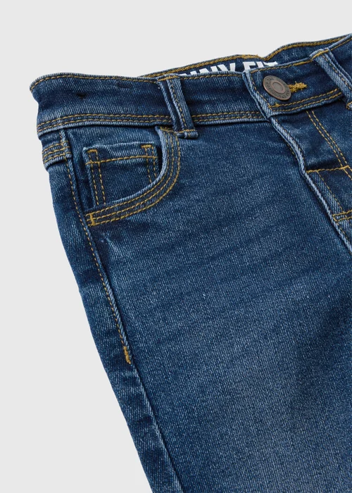 Boys Blue Dark Wash Skinny Jeans (1-8yrs) - 1-1.5 Yrs Image 2