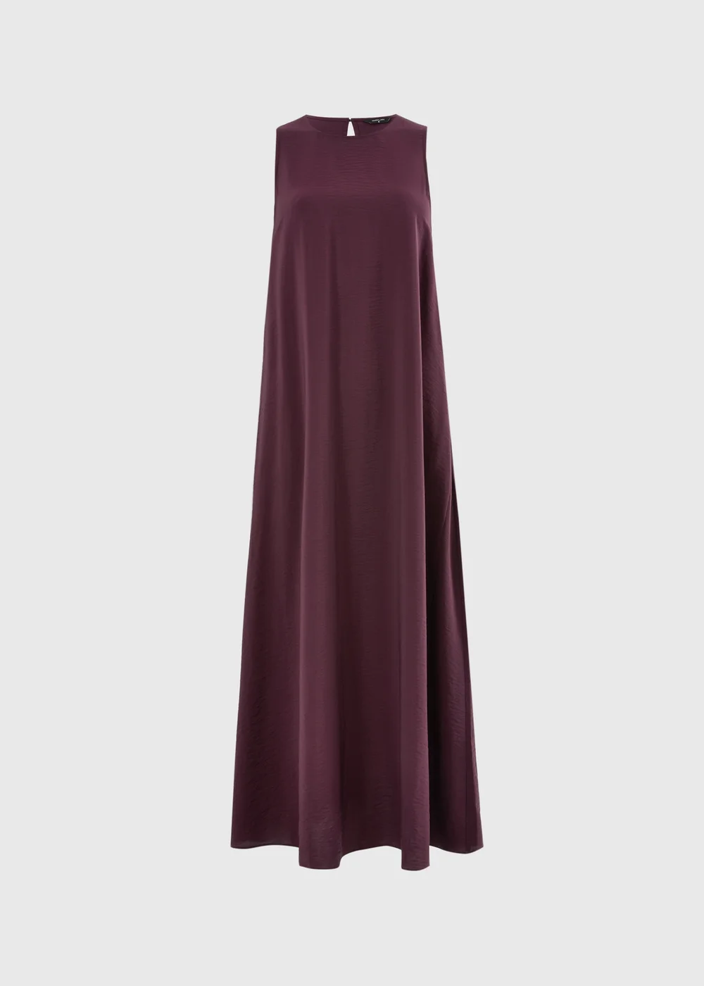 Wine Trapeze Maxi Dress - 24 Image 4