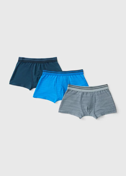 3 Pack Boys Multi Design Boxers (2-13yrs) - 2-3 Yrs Image 1