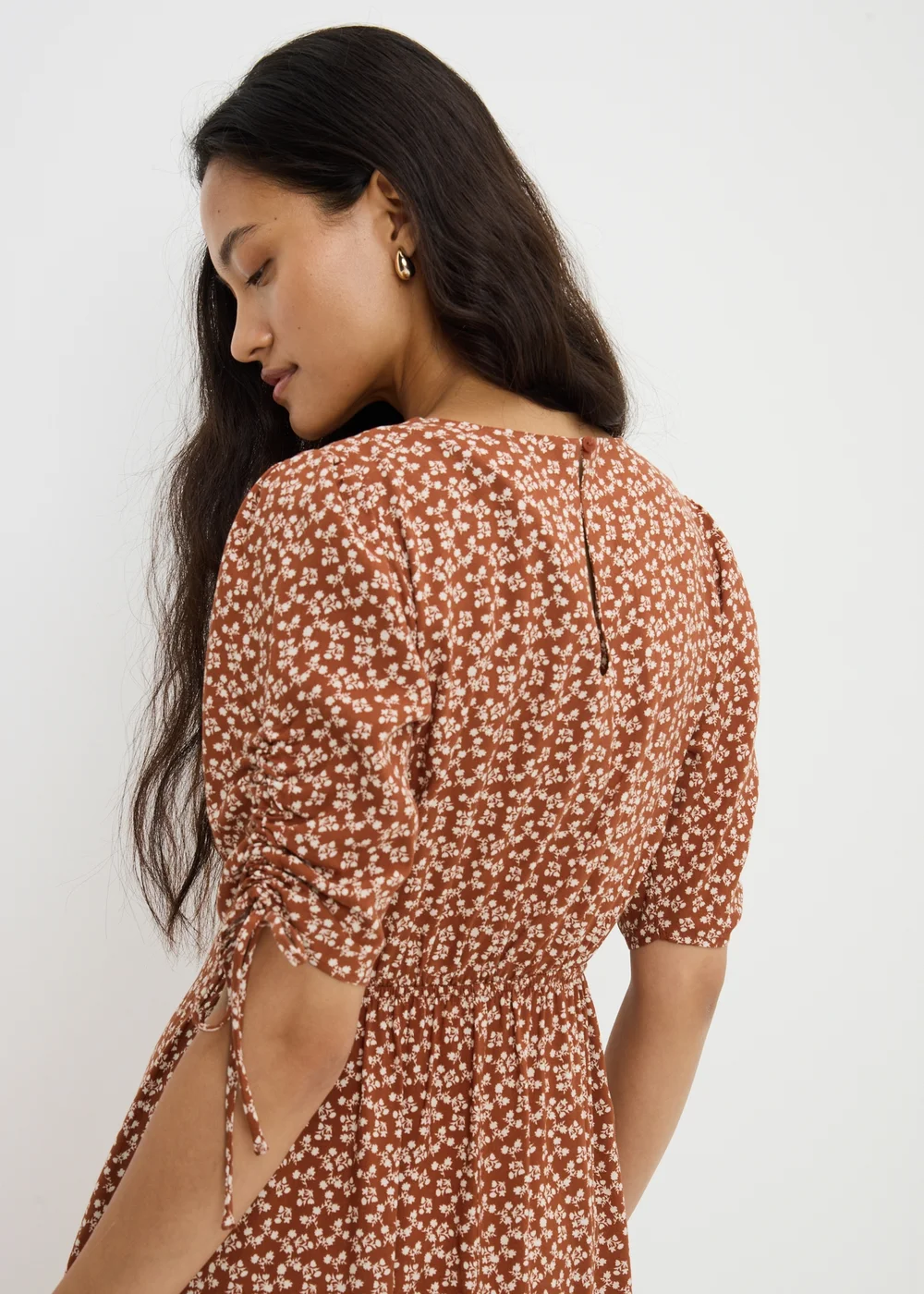 Ginger Floral Mini Tea Dress - 22 Image 1