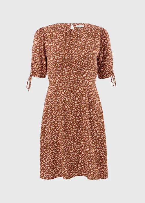 Ginger Floral Mini Tea Dress - 22 Image 3
