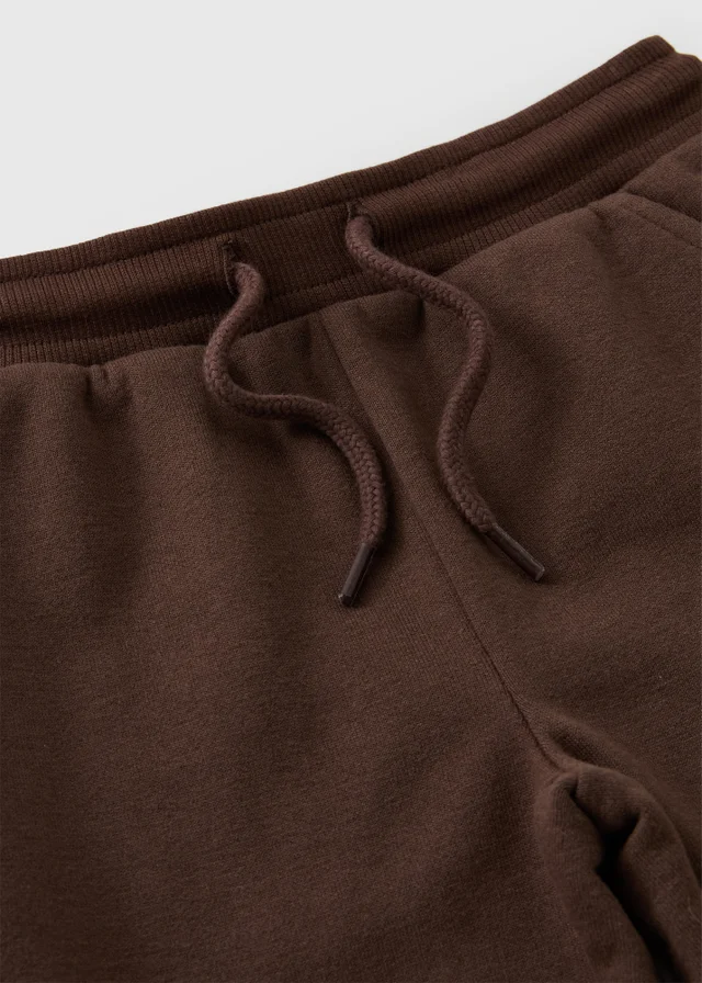 Boys Brown Basic Joggers (1-8yrs)