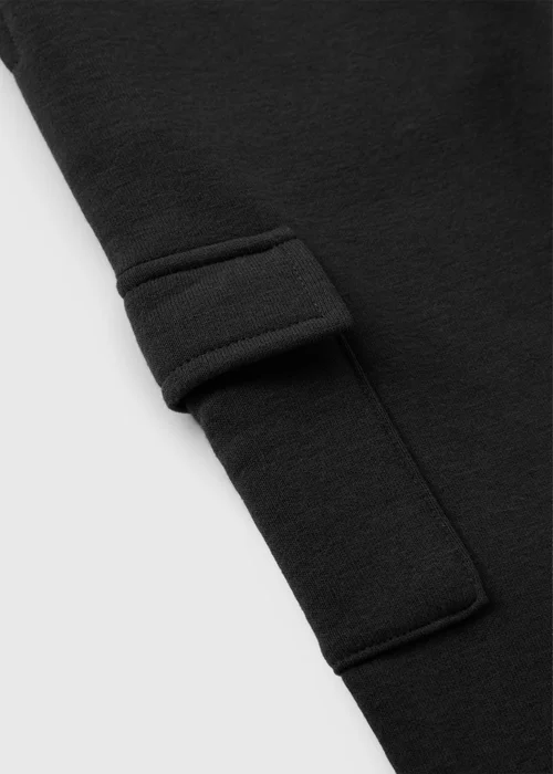 Boys Black Cargo Jogging Bottoms (1-8yrs) - 1-1.5 Yrs Image 2